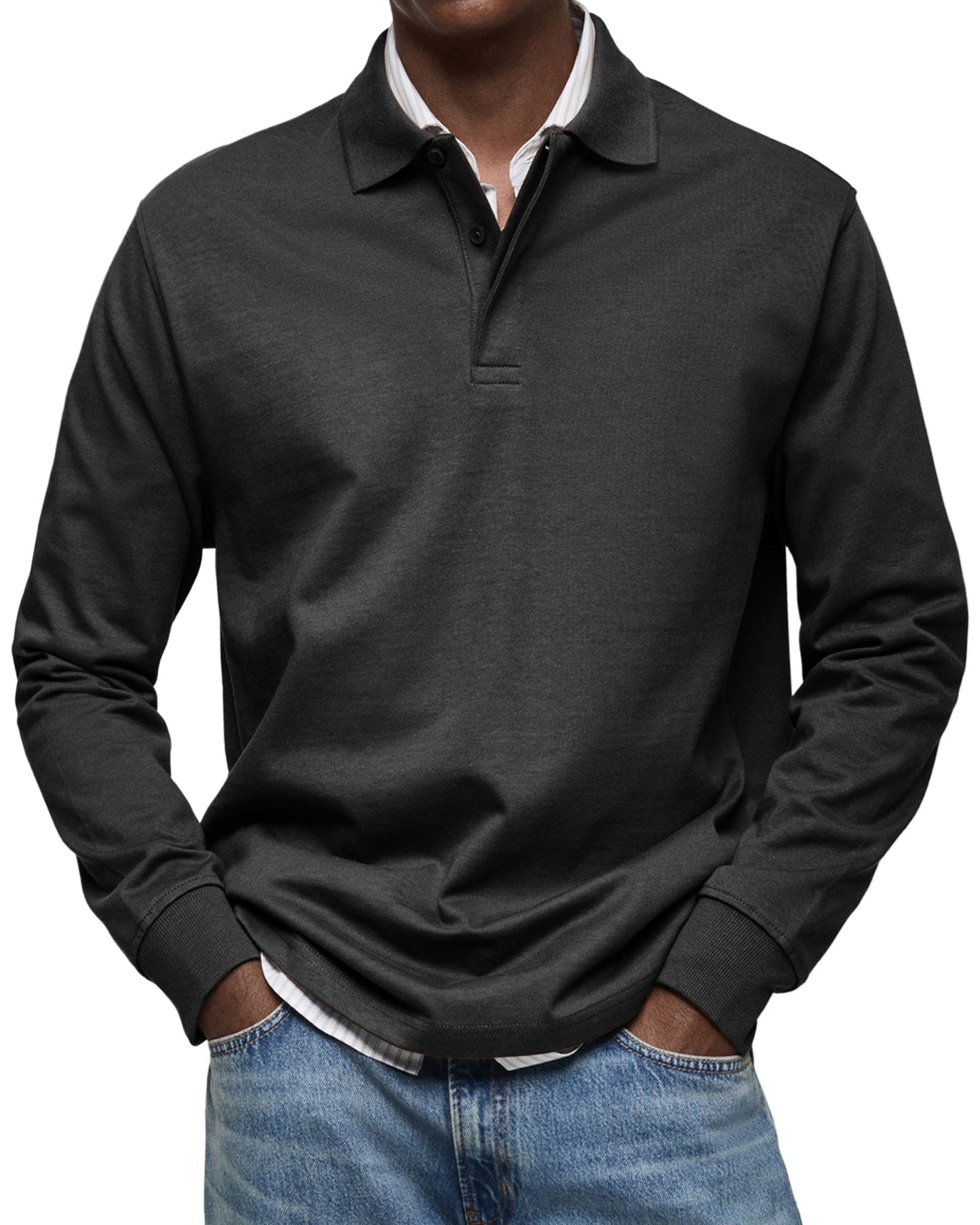 Alexandre™ | Polo Manches Longues Casual